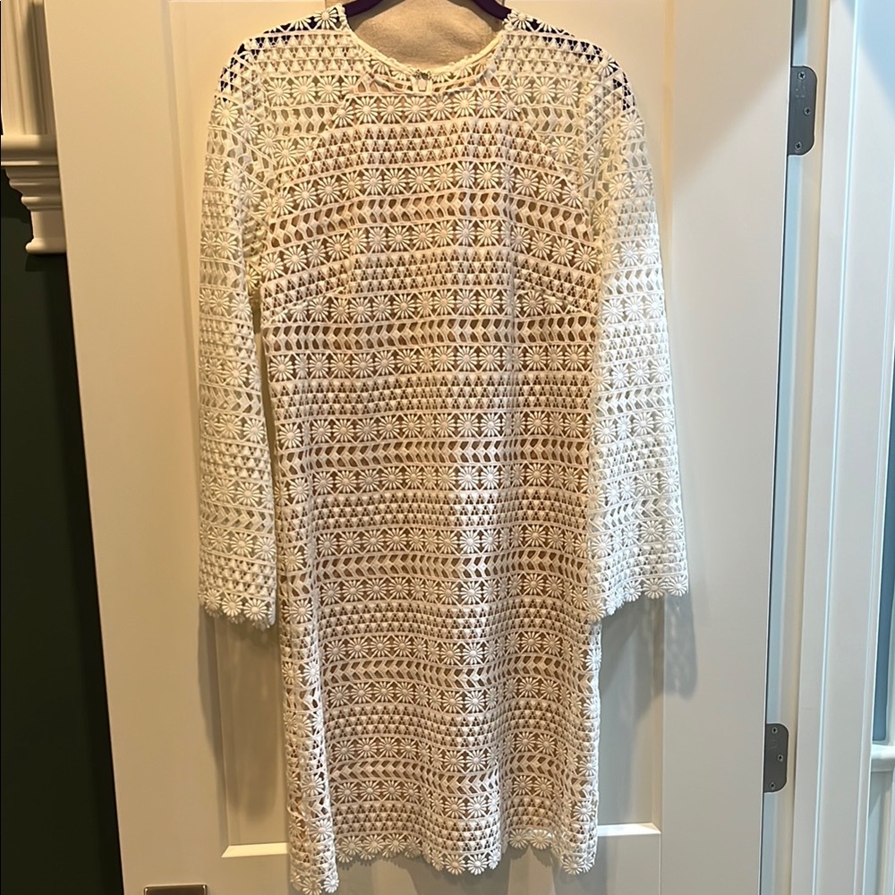 Shoshanna Crochet lace Long Sleeve Dress